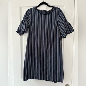 Banana Republic Navy Striped Dress
